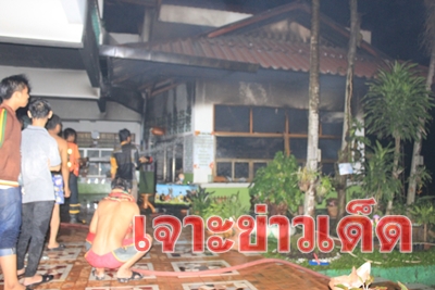  ปราจีนบุรี-เกิดเหตุไฟไหม้โรงเรียนดังเขตกบินทร์บุรีกลางดึกคาดไฟฟ้ารัดวงจร